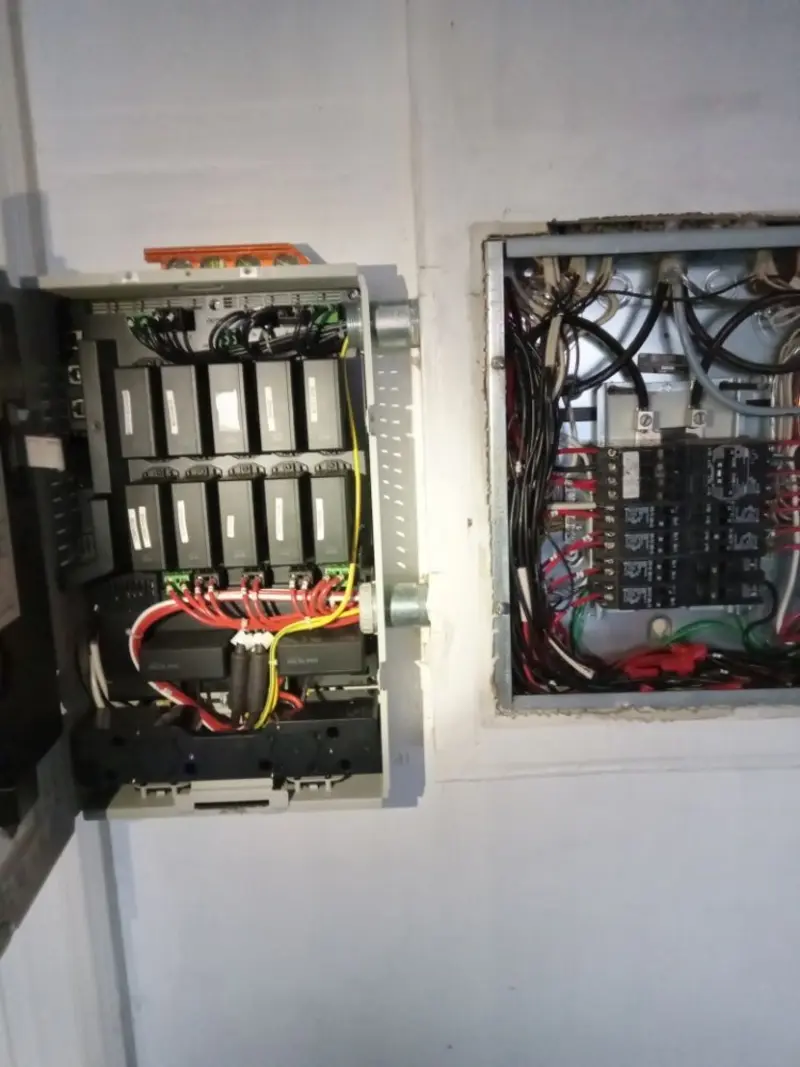 Electrical panel upgrade completed for Indoor Lighting Installation in Ham Lake